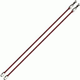 Replacement poi Cole Cord Red Chain Adjustable