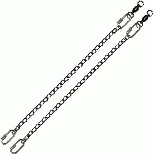 Replacement poi Oval Link 25cm Chain 33cm