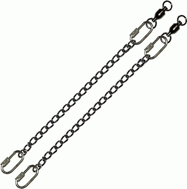 Replacement poi Oval Link Chain with Swivels 25cm