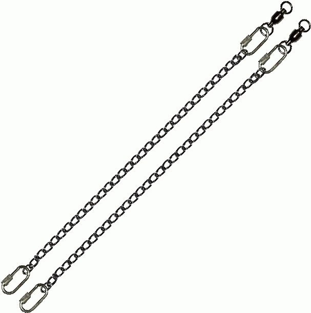 Replacement poi Oval Link Chain with Swivels 35cm