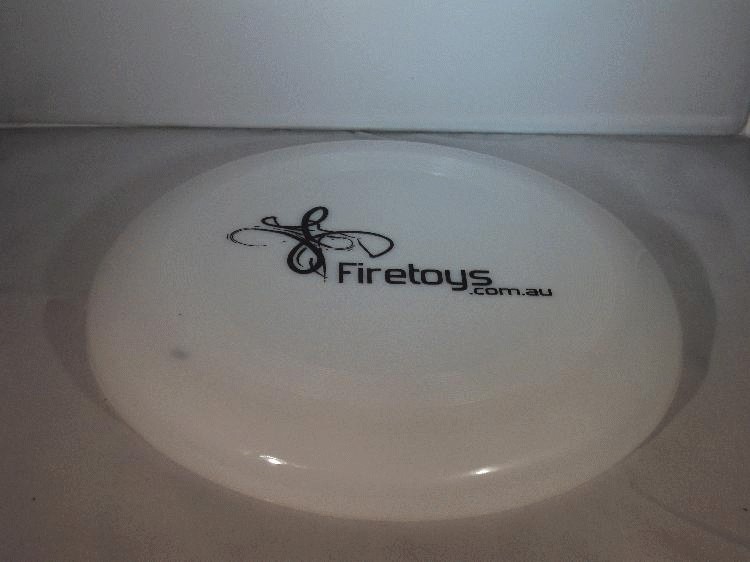 Single Firetoys Frisbee - White
