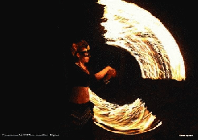 A2 poster - fire snake poi twirler - 4th place Feb 2013